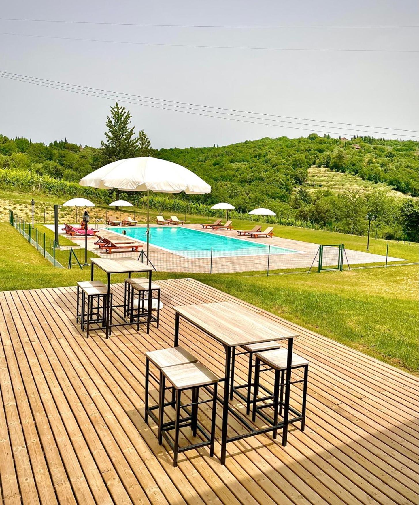 Agriturismo I Poggilunghi Чивітелла-ін-Валь-ді-К'яна Екстер'єр фото